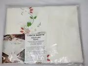 Vintage 1970's "CHINESE BASKETS" TABLECLOTH 70"x104" Oval Made in USA NEW