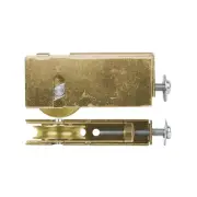 rolltrak adjustable steel carriage and brass roller