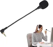 3.5mm Headset Microphone | Helmet Microphone Dynamic Mic 3.5mm Microphone,Portable Headphones Microphone Replacement for Remote Work, Video Conferencing