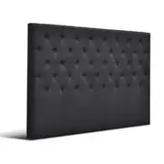 [Unbranded] Artiss Bed Head King Size Fabric - CAPPI Charcoal