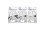 3x White Magic Adjustable Kitchen Sink Silicone Caddy Storage Organiser White