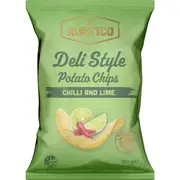 EL RUSTICO Potato Chips Chilli & Lime 150g