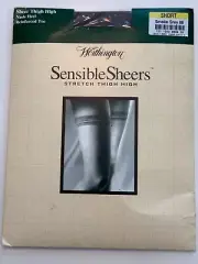 Worthington Vintage Thigh High Sensible Sheers Smoke Grey Short