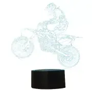 100~240V 3D Illusion LED Night Light 7-Color Changing USB Touch Sensor Lamp Deco