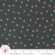 Moda HEY BOO 5215 16 Black Purple Stars LELLA BOUTIQUE Quilt Fabric Halloween