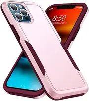 Heavy Duty Strong Armor Hybrid Trailblazer Case Cover for Apple iPhone 14 Pro Max [6.7] (Pink)