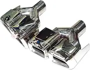 Exhaust Pipes Tail Tips Pipes Exhaust Tips Rear Lip Compatible For Mercedes-Benz CLS W218 300 320 350 400 550 Change To AMG63(White)