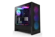 NZXT H5 Flow RGB 2024 ATX Mid Tower With RGB Fans - Black [CC-H52FB-R1]