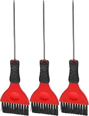 WOFASHPURET 3Pcs Hair Dye Applicator Durable and Color Brush for Salon and DIY Use Long Handle Hair Tinting Tool for Easy Application