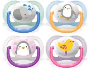 Avent - Ultra Air Animals 0-6m Newborn Soothers PICK DESIGN Baby Dummies