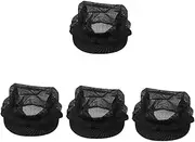 [Alipis] 4pcs Caps for Women Men Chef Mesh Cap Waiter Cooking Hat Mesh Baker Headgears Chef Hat for