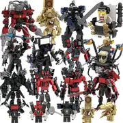 Moc Skibidi Toilet Action Figures Builing Blocks,skibidi Toilet Man Vs Monitor Man Tv Man Assembled Building Block Toys 1*Product 15
