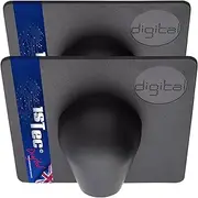 1STec 2 x Black External Brick Buster Plates Drill Damage Weather Shield Cover for Cable Pipe Hose Hole Tidy fits Coaxial TV Alarm/Telephone Wire RG59 Coax CCTV Low Voltage Garden Lights Power Leads