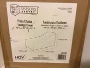 New Season Sentry Patio Chaise Lounge Cover 78" x 25" x 30"