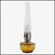 NEW ALADDIN LAMP GENIE III in AMBER CRYSTAL GLASS PART # C6108N NEW IN THE BOX
