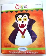 Dracula Vampire with Cape Halloween Sizzix Originals Die 655558 NEW!