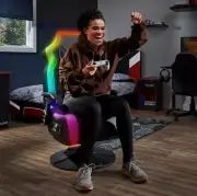 X Rocker Aurora RGB Pedestal Gaming Chair Comfortable Bluetooth Ready New