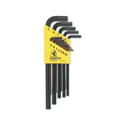 Bondhus Hex L-Wrench Key Set, 13 Per Holder, Hex Tip, Inch - 1 per ST - 12137