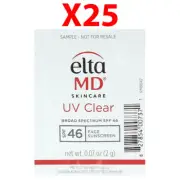 Elta MD UV Clear Broad Spectrum SPF 46 0.07oz/2g SET OF 25