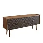 J.Elliot Home 4-Door Ansel 170cm Wood Sideboard Cabinet Furniture Black/Natural