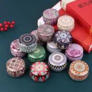 1Pc Retro Candle Tin Jars Candy Biscuit Storage Case For DIY Candle Making