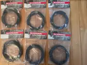 NOS Lot of Six (6) SCHWINN Univ. Brake Cable & Housing Set (65" x 60") Black