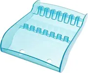 minkissy Hairdressing Scissor Holder 6 Compartment Storage Box Salon Scissor Rack Easy to Clean