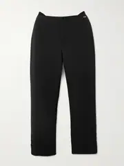 [Victoria Beckham] Victoria Beckham - Cropped Crepe Flared Pants - Black - UK 14 UK 14 Black