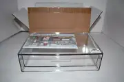 STORi Audrey Stackable Clear Bin Plastic Organizer Drawer in Clear NIB