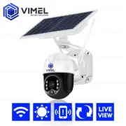 Wireless Solar WIFI Security Camera LIVE VIEW Mobile Phone App PTZ Alert