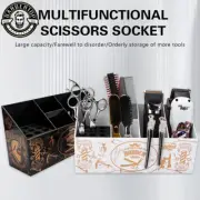 Barber Holder Anti Slip Multifunctional Hair Comb Scissors Rack Hairdressing To