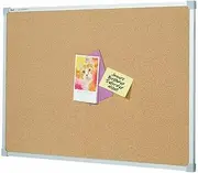 QUARTET QTNNC0906 PENRITE CORKBOARD Aluminium Frame, 900X600MM