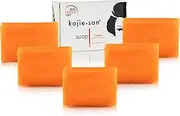 Kojie San Skin Brightening Soap - Original Kojic Acid Soap for Dark Spots, Hyperpigmentation, & Scars with Coconut & Tea Tree Oil 135g x 5 Bars
