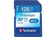 Verbatim Premium 128 GB Class 10/UHS-I (U1) SDXC - 1 Pack - TAA Compliant - 70 MB/s Read - 300x Memory Speed