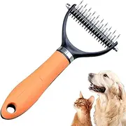 Detangling Comb for Dogs - Stainless Steel Cat Comb Grooming Dog Brush - Detangling Pet Supplies Matted Hair Mat Remover for Kitten & Home