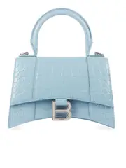 Balenciaga Hourglass XS Top Handle Bag in Blue