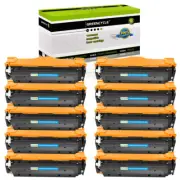 10 CF381A Cyan Toner Fit for HP 312A Color Laserjet Pro MFP M476nw M476dn M476dw