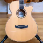 Tanglewood Reunion Pro Superfolk Acoustic Electric Guitar (Flame Okoume)