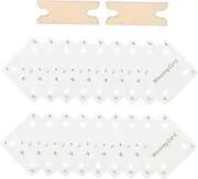 OHPHCALL 1 Set Knitting Tools Tablet Weaving Supplies Weaving Card Weaving Tablet Knitting Cards Tablet Weaving Tool Tablet Weaving with Shuttle Weaving Loom Cards Tablets for Weaving