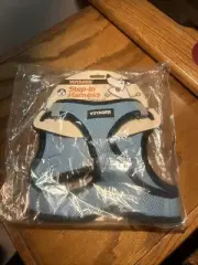Voyager Step In Dog Harness Size MEDIUM Light Blue Mesh NEW
