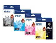 Epson 312XL Set of 4 High Yield Ink Cartridges