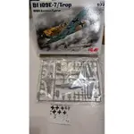 ICM 72133 MESSERSCHMITT BF 109E-7/TROP,二戰德國戰鬥機 1/72