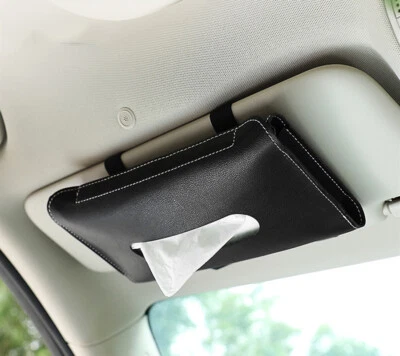 Car Sun Visor Tissue Box Holder Towel Storage Decoration for BMW Accessories