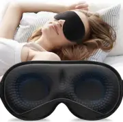 Sleep Mask, Women Men 2022 3D Micro Weighted Eye Mask Blocking Lights Sleeping M