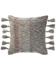 LR Home Sophisticated Tasseled Throw Pillow