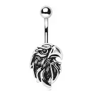 Belly Button Ring Bald Eagle Navel Ring Dangle