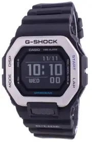 Casio G-SHOCK G-Lide Vibe Alarm Backlight World Time Quartz GBX-100-1 Mens Watch