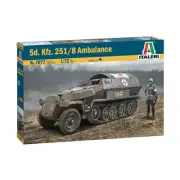 Italeri Military Vehicle 1/72 Sd.Kfz. 251/8 Ambulance SW (New)