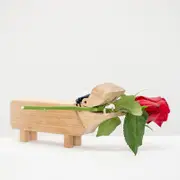 Kay Bojesen Oak Hippo Figure