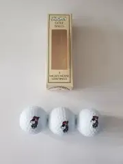 Mickey Mouse logo Golf Balls - Sleeve of 3 with Box - Disney - Titleist Acushnet